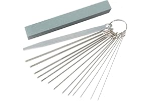 TADPOLEZ Lima de Guitarra, Agujas de Limpieza Piedra De Molienda Para Instrumentos Kit de Cepillos de Limpieza para Carburador para Guitarra Ukulele Herramientas de Lima de Guitarra