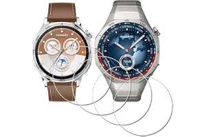 iDaPro Skärmskydd för HUAWEI Watch GT 4 46mm, 9H härdat glas | 4 pack + ABS Box. Ej för 41mm. 9H hårdhet, reptålig, bubbelfri, HD, anti-fingeravtryck, enkel montering.