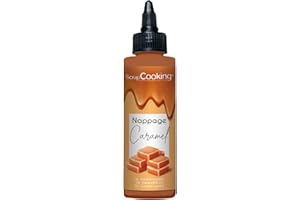 ScrapCooking - Nappage Caramel 160 g - Flacon Squeezer - Pour Topping & Décoration Gâteaux, Glaces, Yaourts, Crêpes & Gaufres - Déco Alimentaire Pâtisserie - 8562