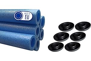 Clever Leon Mousse De Protection pour Trampoline pour 6 Poteaux De Trampoline Accessoires De Rechange 180 cm
