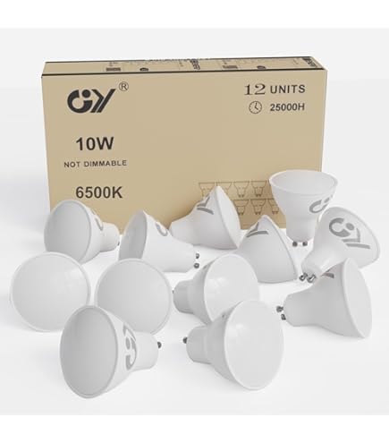 Cornici Per Faretti LED Incasso GU10 - Bianco, Foro 55-70mm, Set Da 40 Con Portalampade - Foto 11