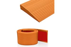 Dörrskilsramp, PVC för rullstol, tröskelramp, halksäker yta, gummiramp, för rullstol, gångstöd eller elektrisk scootar, barnv