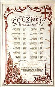 Cockney Rhyming Slang 100% Cotton Tea Towel: Amazon.co.uk: Kitchen & Home