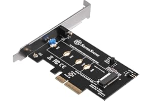 ‎SILVERSTONE TECHNOLOGY SilverStone Technology SST-ECM21-E - PCI-E Erweiterungskarte PCI-E x4 zu M.2 (NGFF), schraubenloses Design, unterstützt PCI-E Gen. 4 71151