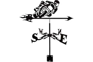 Sharplace Weather Vane Wind Direction Indicator Wind Vane Weathervane, Match Motorcycle
