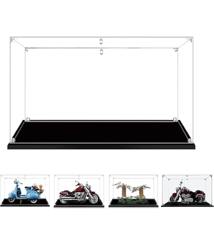 Vitrine En Acrylique Pour Figurines – 19,5 X 8,5 X 8,5 Cm – Anti-Poussière, Étagères Mobiles - 6