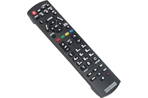 AULCMEET N2QAYB000928 zastępczy pilot pasujący do Panasonic Smart TV TX-42AS740E TX-42AS750E TX-42ASE650 TX-42ASF657 TX-42ASM651 TX-42ASM655 TX-42ASN658 TX-42ASN658 TX-42ASR7500L55ET60E