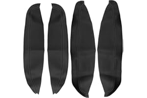 JTSGHRZ Rivestimento del Pannello della Maniglia della Porta della Copertura in Pelle del bracciolo dell'auto, per Nissan Qashqai J10 2007-2015