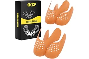 DK177 2 Paia Scudi per Scarpe, Anti Rughe Protezione per Scudi Toe, Protezione per Scudi Delle Sneaker Contro le Pieghe Delle Scarpe, Evitare Scarpe Sneaker Piega Rientranza, Donna, UE 35-40