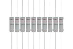 YOKIVE 10 Pcs 22 Ohm 5 Watts Metal Oxide Film Resistor, 5% Tolerance Resistor Axial Lead | Flame Proof for DIY Electronic Circuits, Audio-Video Projects