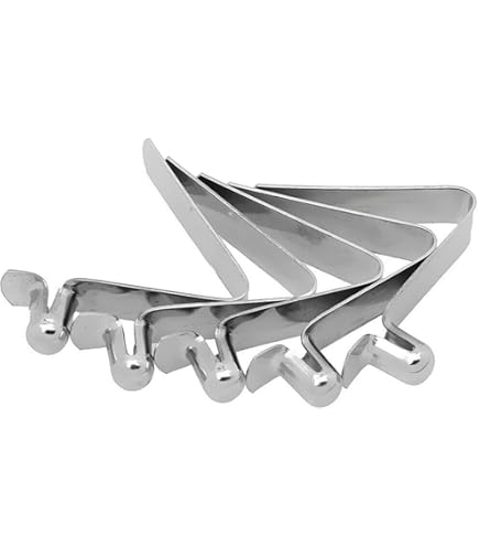 8 Punti Di Bloccaggio In Acciaio Per Tubi - Fermi A Molla 9.5x9 Mm Per Tende Da Campeggio, Kayak, Attrezzature Outdoor - Foto 9