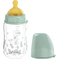 Fles met tuit, 6 maanden , crème, 8 oz (250 ml