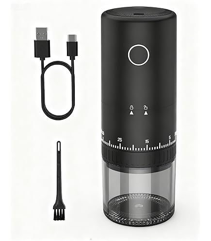 HiBREW Coffee Bean Grinder With 34 Gears Precise Setting, Automatic Burr Mill Electric Grinder For Turkishespressomochadrippour Overfrench Press