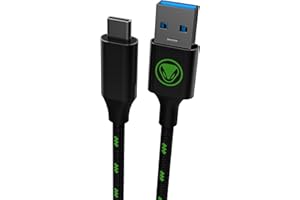 snakebyte USB 3.2 CHARGE & DATA CABLE X - lizensiertes Lade- & Datenkabel, ultra-schnelle 10 Gbits/s Übertragungsrate, Schnellladung von Xbox Controllern, 2 Meter Kabellänge, 5 Jahre Garantie