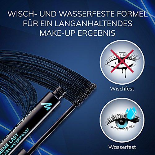 Manhattan 14302 XTreme Last Mascara, black, 1er Pack - 5