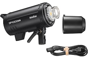 ‎GODOX Godox DP1000III-V Ulepszona lampa studyjna 1000 Ws Power GN140 5600 ± 200K Oświetlenie stoboskopowe X Wbudowany bezprzewodowy system 2,4G Bowens Mount Fotografia błysków