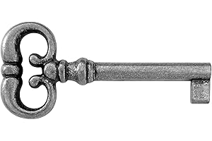 cyclingcolors Chiave serratura antichi 68mm mobili armadio cassetti zama argento opaco