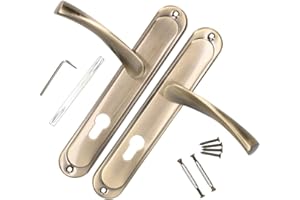 KOTARBAU Poignée de porte PZ - 72 mm - Poignée de porte Patin - Poignée de porte - Poignée de porte intérieure - Poignée de porte extérieure