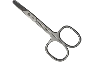 Forbici Unghie con Punta Arrotondata e Lame Curve in Acciaio Inox per Neonati e Bambini - Tenartis Made in Italy