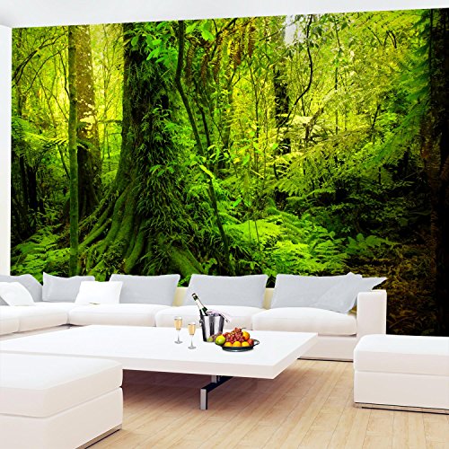 Fototapete Wald 352 x 250 cm – Vliestapete – Wandtapete – Vlies Phototapete – Wand – Wandbilder XXL – !!! 100% MADE IN GERMANY !!! Runa Tapete 9010011c - 4