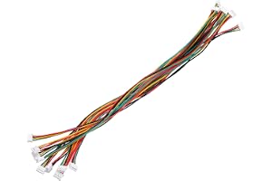 QUARKZMAN 30 stycken JST-XH-kontakter, 4-stifts kvinnlig manlig stifthuvud, 2,54 mm avstånd honadapter med 26 AWG 300 mm förk