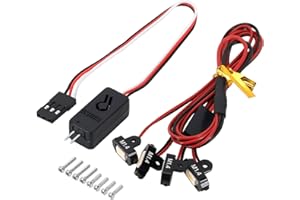 INJORA M1.4 Rock Lights Kit with Controller for SCX24 1/24 RC Crawler Upgrade