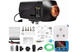 Sunster 8KW 12V portable Night Heater Diesel Air Heater With Silencers LCD Switch & Remote Control For Car Trailer Truck tent campervan Diesel Parking Heater