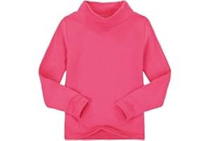 CuteOn Niños para Niños Cuello Alto De Manga Larga Algodón De Camisetas Tops tee Shirt