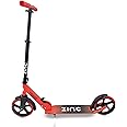 Zinc Cruise Kids Scooter – Big Wheel Kick Scooter for Ages 6+, Foldable 2-Wheel Scooter with 200mm Wheels, Lightweight, Height Adjustable, Rear Footbrake, Supports up to 100kg
