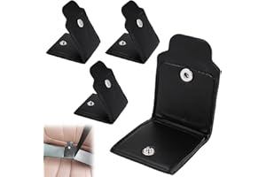 ZORVIXAL 4 Stück Auto Sicherheitsgurt Clip, 5x7cm Auto Sicherheitsgurt Versteller Universal, Autogurt Clip, Einsteller Autogurt Halsschutz Clips für Mehr Fahrkomfort und Schutz für Schultern und Nacken