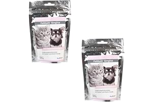 Alfavet FeliGum Gingiva | Paquete Doble | 2 x 120 g | Alimento complementario para Gatos y Perros pequeños | con extracto de Corteza de Sauce y ácidos grasos Omega-3