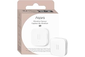 Aqara Vibration Sensor T1, Zigbee 3.0, Erfordert Aqara Hub, Erkennung von Vibration, Neigung und Fall, Kompatibel mit HomeKit, Alexa, Google Home