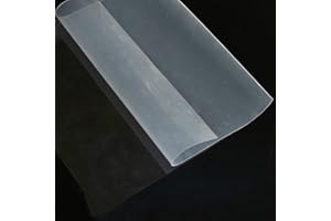WNJ-TOOL, Nj-Rubber, 1 stück 0,1mm / 0,2mm / 0,3mm / 0,5 mm / 0,8mm 1mm hochwertige silikonkautschukblatt 500mm breite 500mm länge transparent silikonfolie Gummi (Größe : White0.1mm)