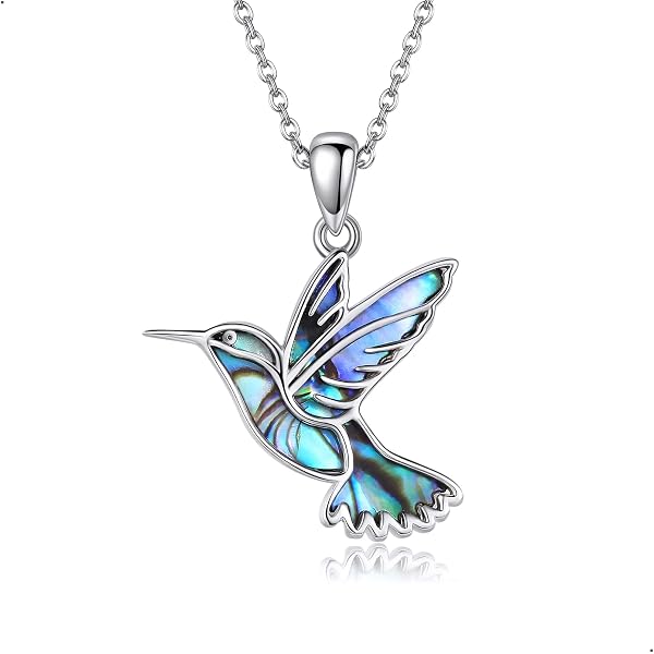 Boucles D'oreilles Pendantes Colibri En Acrylique - Couleurs Irisées, Crochets Argentés, Cadeau Pour Femme - 6