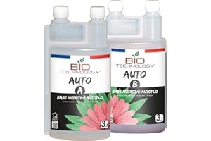 Bio Technology® |Engrais Minéral de Croissance | Engrais de Floraison |Engrais Autofloraison et Autoflo| Auto A+B – 1 L