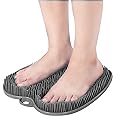 HONYIN XL Size Large Shower Scrubber Mat - Cleans, Exfoliates, Massages Feet Without Bending, Improves Circulation & Relieves Tired Feet, for Use in Shower With Non-Slip Suction Cups
