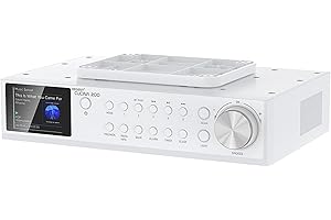 Regent Cucina 200 Küchenradio Unterbau Dab Radio mit Bluetooth FM/DAB+ Radio mit Led Leiste Küche, Farbdisplay, Küchen Timer mit 2 Alarmen, Perfektes Unterbauradio für die Küche, Farbe: Weiß