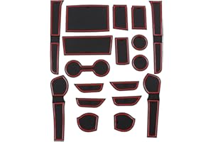 METYOUCAR Accessoires de voiture pour Toyota Hilux/Hilux Revo 2016-2021 Tapis de rangement en plastique pour intérieur de voiture