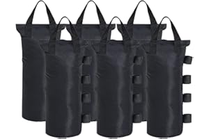 CACTIYE Bolsas de Peso para toldo emergente, Bolsas de Arena para Patas de Refugio Solar instantáneo al Aire Libre, Paquete de 4