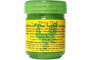 KAY-LINE Hong Thai 1 Riechdose - Rezeptur 2 - mit 15 Thai Kräutern mit zusätzlich eine Mischung aus ätherischen Ölen beigegeben | 100% Natürlich | 1 Dose