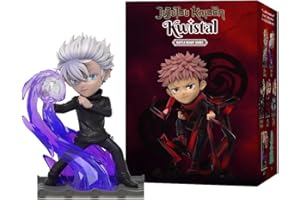 Mighty Jaxx Jujutsu Kaisen Kwistal Fwenz Battle Ready seria zabawkowe pudełko niespodzianka z figurkami kolekcjonerskimi, 1 opakowanie - zawiera 1 losową figurkę