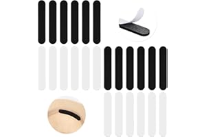 Pinsheng 24 szt. reduktor do kapeluszy, reduktor do kapeluszy z pianki rozmiar reduktora, reduktor EVA do kapelusza samoprzylepny pasek do regulacji rozmiaru kapelusza, Czarny, no