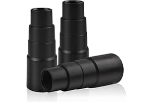 CUNTAUK Adattatore Universale per Vuoto, 3 Pezzi Adattatore per aspirapolvere per Utensili elettrici, Adattatore per Tubo di Estrazione della Polvere per Makita levigatrice orbitale Casuale, seghetto