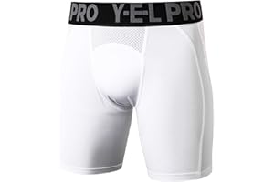 Shengwan Mallas Cortas Running Hombre Transpirable Secado Rápido Pantalones Cortos de Compresión para Deporte, Fitness, Gym