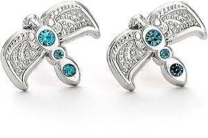 Oficjalne kolczyki Harry Potter Diadem firmy The Carat Shop, Jeden rozmiar, Cynk, Bez kamieni szlachetnych