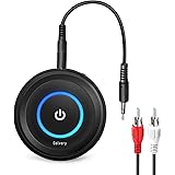Golvery Bluetooth 5.0 Transmitter Receiver for TV, Aptx LL/FS 40ms Wireless Audio Adapter for Home Car Stereo PC CD Radio Xbo