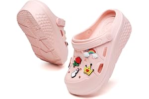 SECHRITE Platform Sabots pour Femme Tongs de Loisirs et vêtements de Sport Sabots de Sanitaire avec Charms Clogs de Wedge Tailles, 36-42 EU