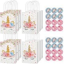 Heyu-Lotus Lot De 12 Bracelets Licorne Pour Enfants - Bijoux D'Amitié Avec Bagues Et Perles Multicolores