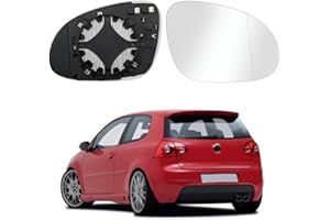 RASHION Spiegelglas Heizbar Passend für VW Passat B6 07-11 / Golf MK5 03-08 / Jetta 5 06-11 Spiegelglas Außenspiegel Glas (Rechts)