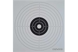OAKWOOD Zielscheiben 14x14 oder 17x17 | Verschiedene Motive | Luftgewehr Pistole Softair Airsoft CO2 Schießscheibe für Kugelfang 50/100/150 Stück